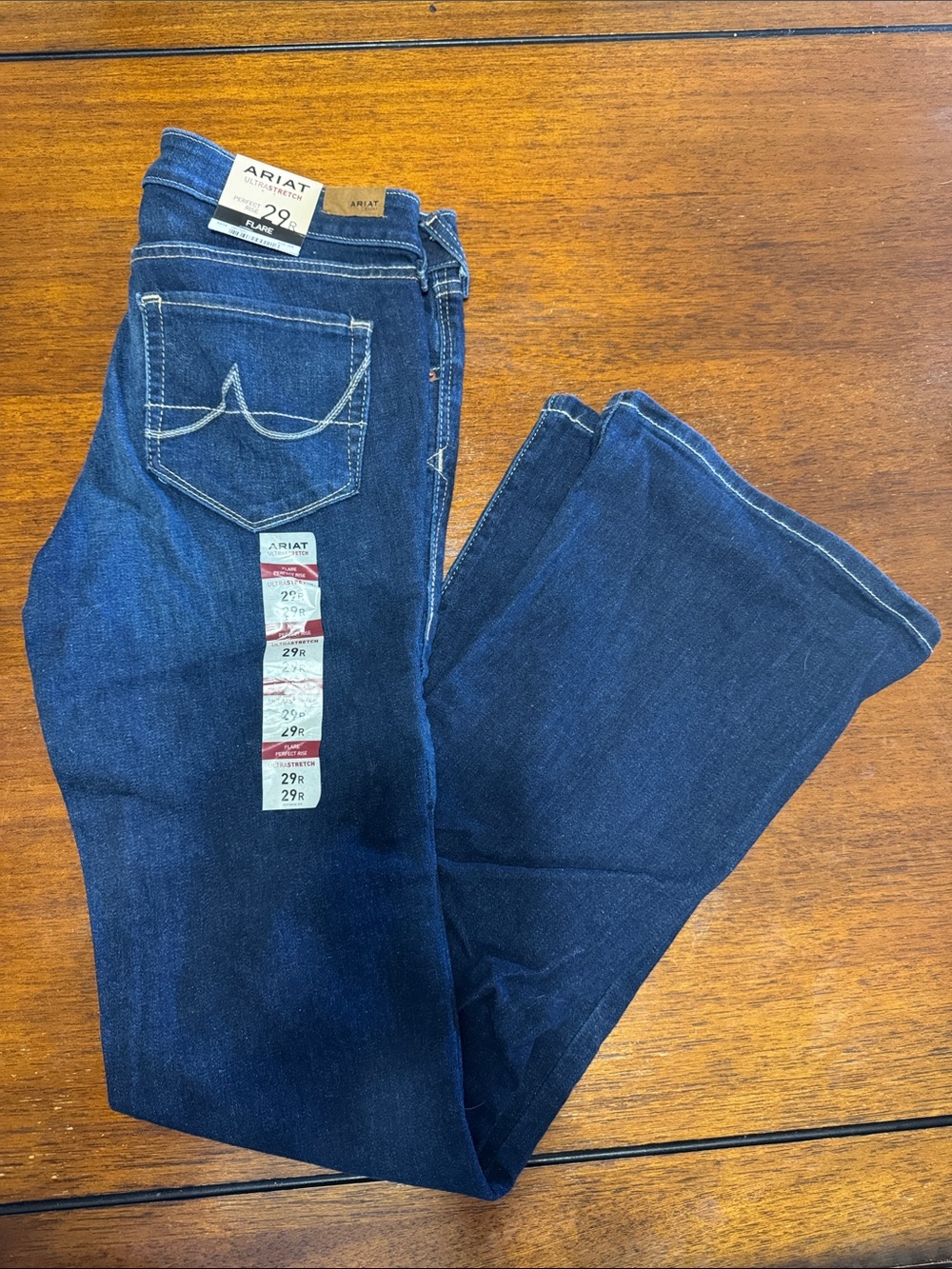 29R - Ariat Women's Dark Indigo Bootcut Flare Jeans - Ultra Stretch
